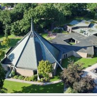 Luftbild altreformierte Kirche Emlichheim