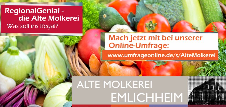 Online-Umfrage und Workshop für die Alte Molkerei