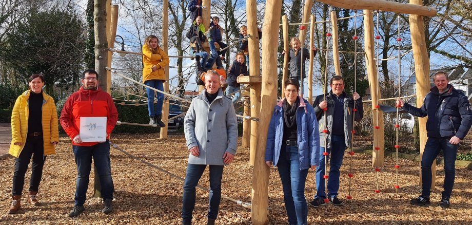 Kletterinstallation Grundschule Hoogstede
