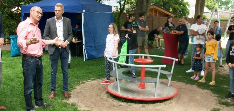 Neueröffnung Hasenspielplatz