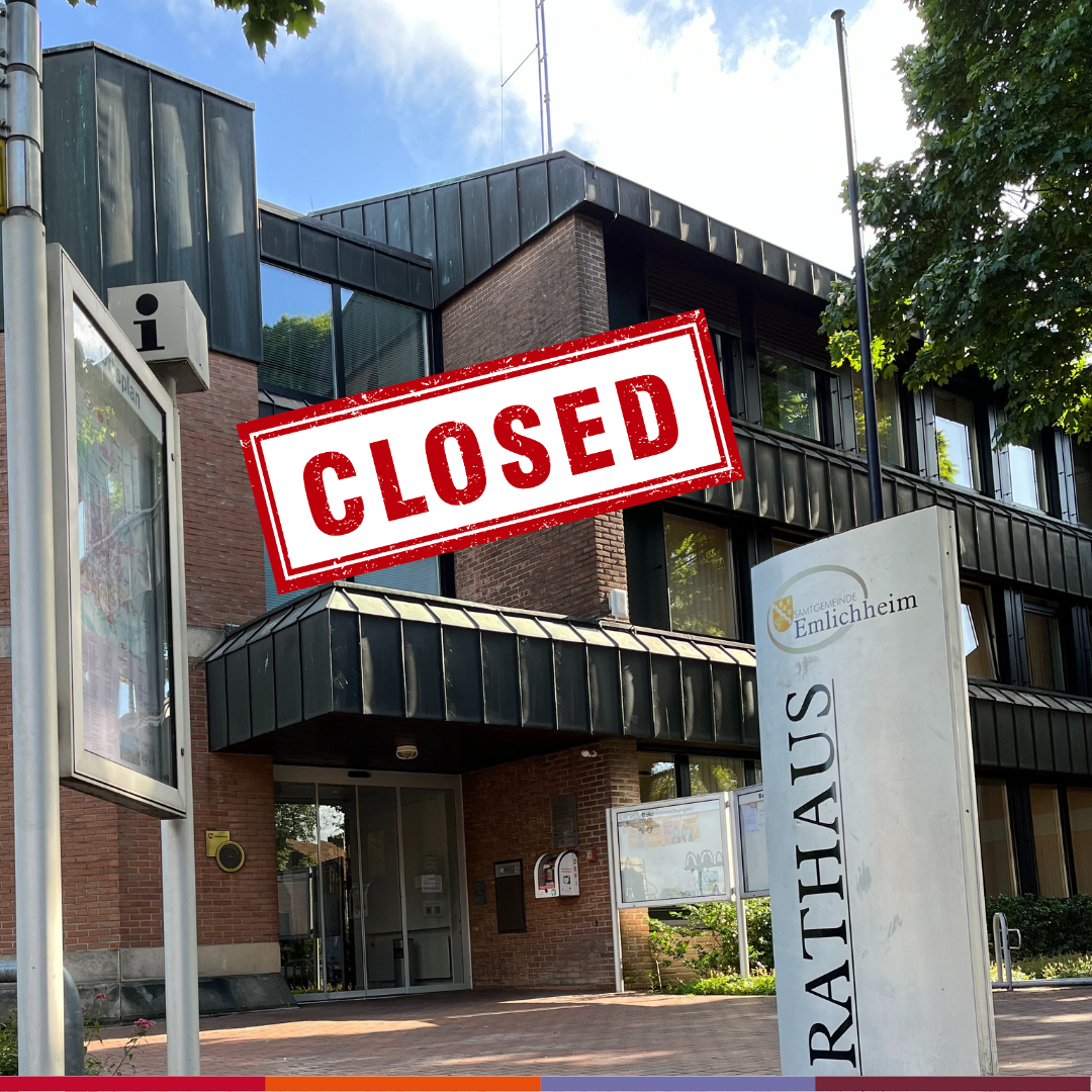 Bild Rathaus geschlossen