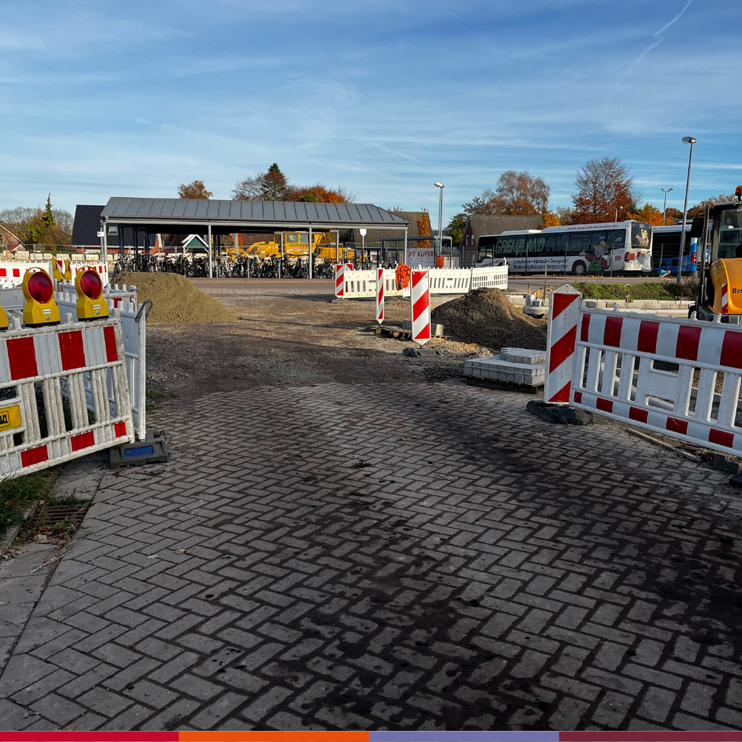 Bild Sperrung Straße Bereich Wiggerskamp und Ladestraße