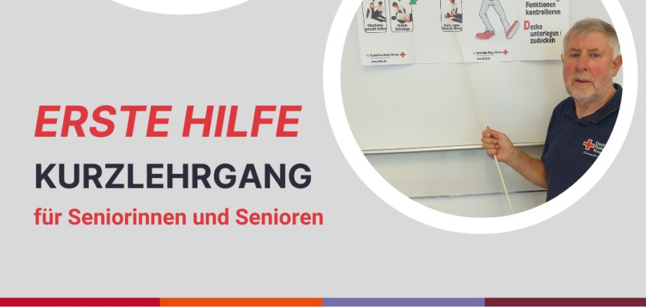 Werbeflyer, zeigt den Kursleiter